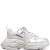 Balenciaga Triple S metallic sneakers