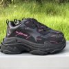 Balenciaga Allover Logo Triple S Black Pink