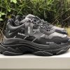 Balenciaga Allover Logo Triple S Black Sneaker
