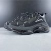Balenciaga Allover Logo Triple S Clear Sole Black