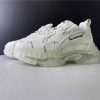 Balenciaga Allover Logo Triple S Clear Sole White