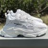 Balenciaga Allover Logo Triple S White Sneaker