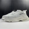 Balenciaga Allover Logo Triple S White/Fluorescent Green