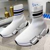 Balenciaga Speed 2.0 White with Stripe Wmns Sneaker