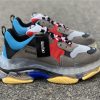 Balenciaga Triple S Clear Sole Blue/Red
