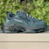 Balenciaga Triple S Clear Sole Dark Green
