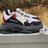 Balenciaga Triple S Clear Sole White/Red/Black