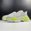 Balenciaga Triple S White/Fluorescent Green